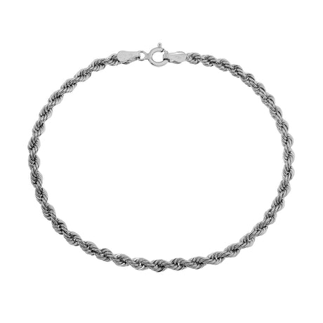 18K White Gold Rope Bracelet Fine Jewellery Modaselle