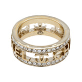 Chanel Crystal CC Ring Designer Jewellery Chanel