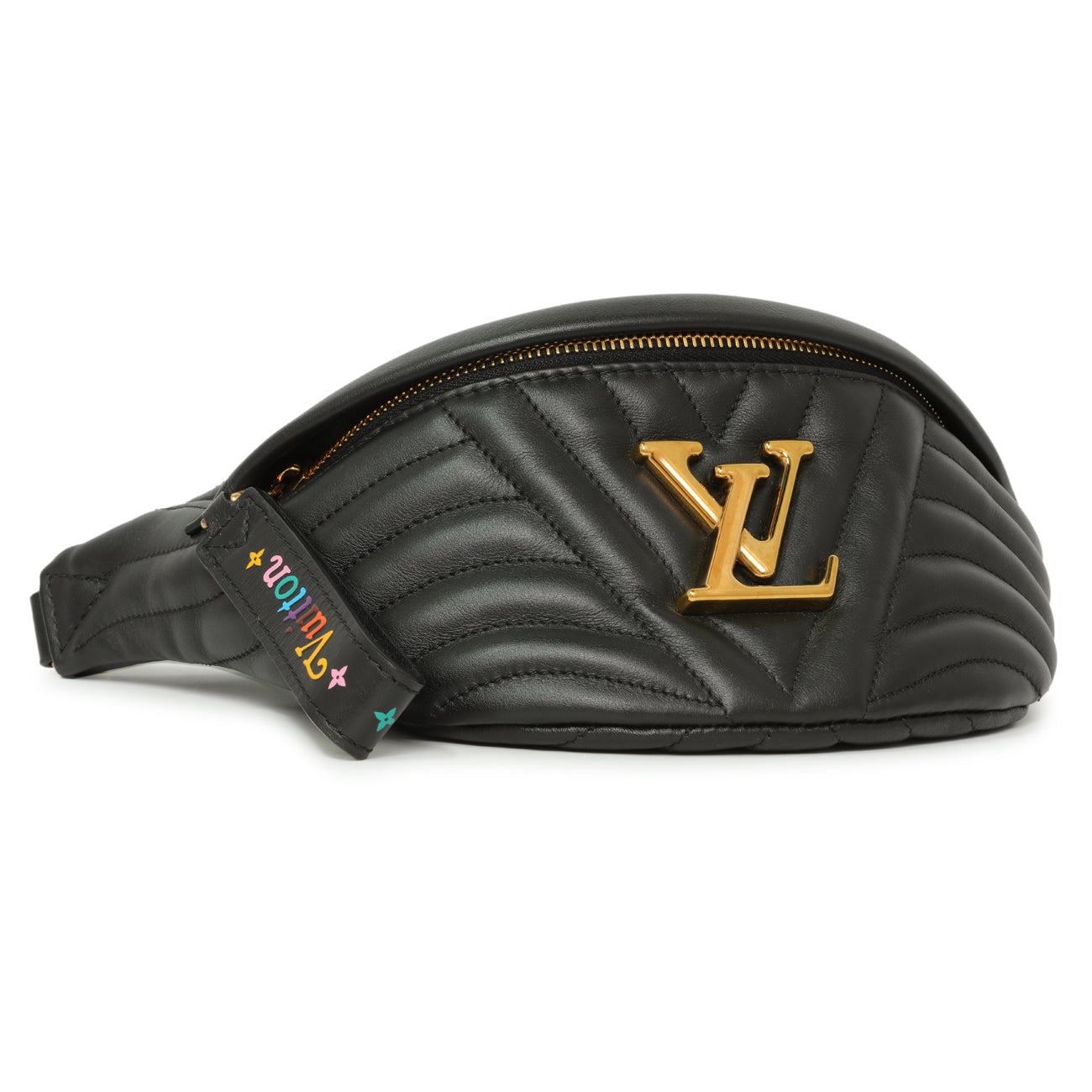 Louis Vuitton Black Quilted Calfskin New Wave Bumbag – Modaselle