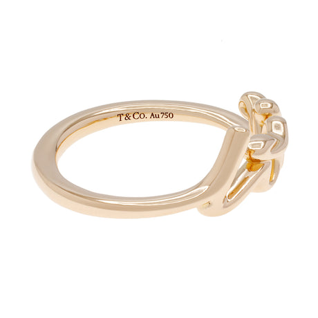 Tiffany & Co. 18K Rose Gold Paloma's Graffiti Love Ring Designer Jewellery Tiffany and Co