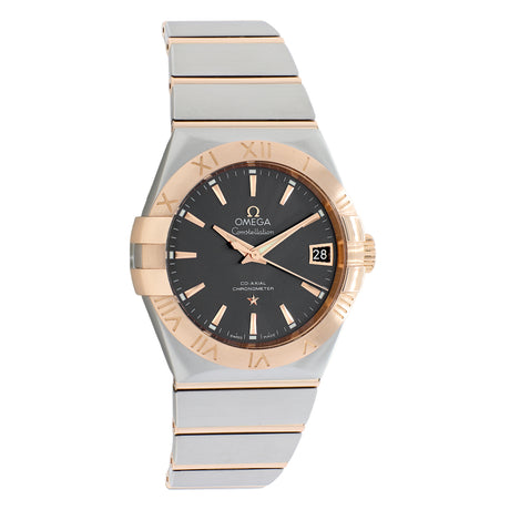 Omega Stainless Steel 18K Rose Gold Constellation 123.20.38.21.06.001 Watches Omega