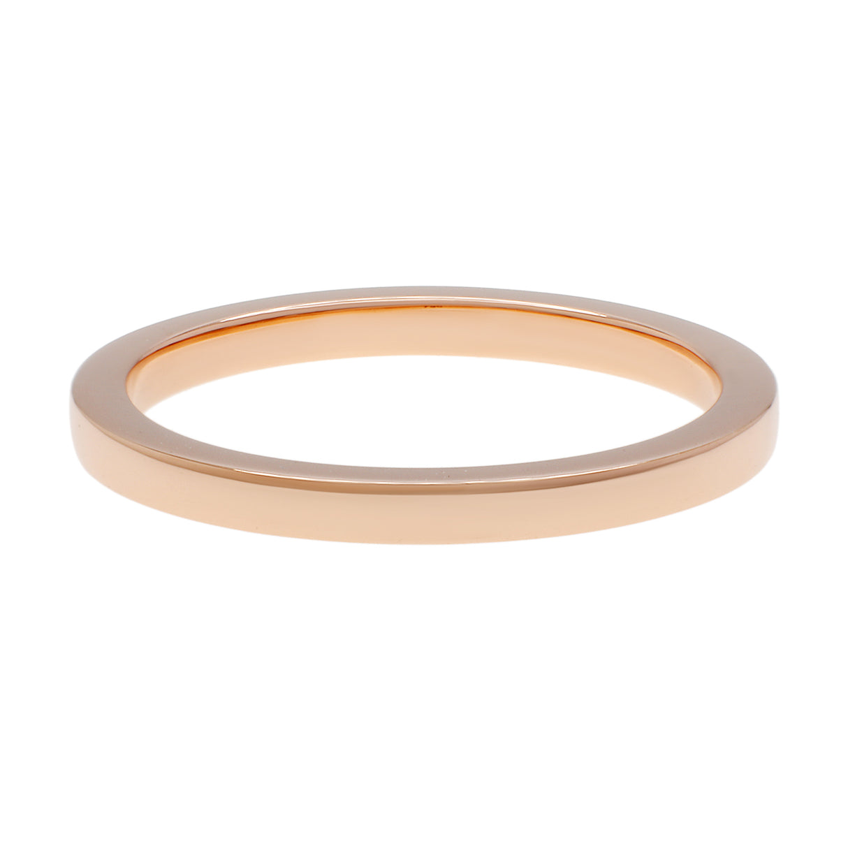 18K Rose Gold Band Ring