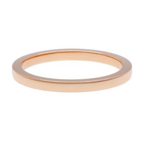 18K Rose Gold Band Ring