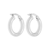 10K White Gold Hoop Earrings Fine Jewellery Modaselle
