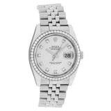 Rolex Stainless Steel Diamond Datejust 36 116244 Watches Rolex