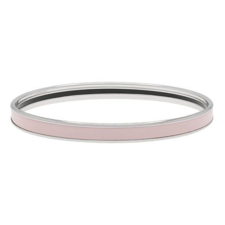 Hermes Rose Candeur Enamel Uni Bangle