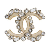 Chanel Crystal CC Brooch Accessories Chanel