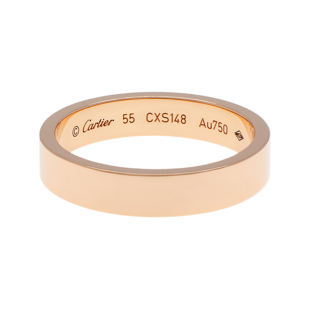 Cartier 18K Rose Gold C de Cartier 4mm Wedding Band Designer Jewellery Cartier