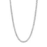10K White Gold Curb Link Chain Fine Jewellery Modaselle