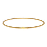 14K Yellow Gold Blasted Bangle