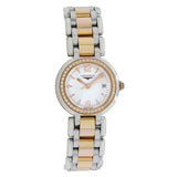 Longines Stainless Steel 18K Rose Gold PrimaLuna Quartz L8.110.519.6 Watches Longines