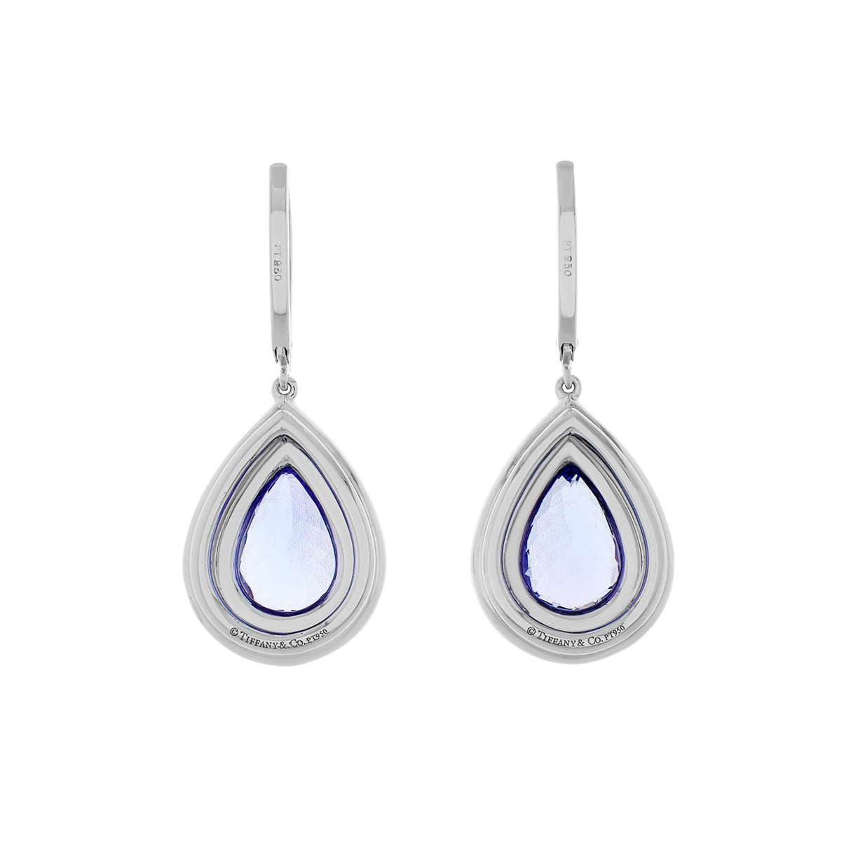 Tiffany & Co. Platinum Tanzanite Diamond Soleste Earrings Designer Jewellery Tiffany and Co