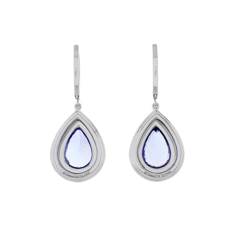 Tiffany & Co. Platinum Tanzanite Diamond Soleste Earrings