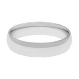 18K White Gold Band Ring