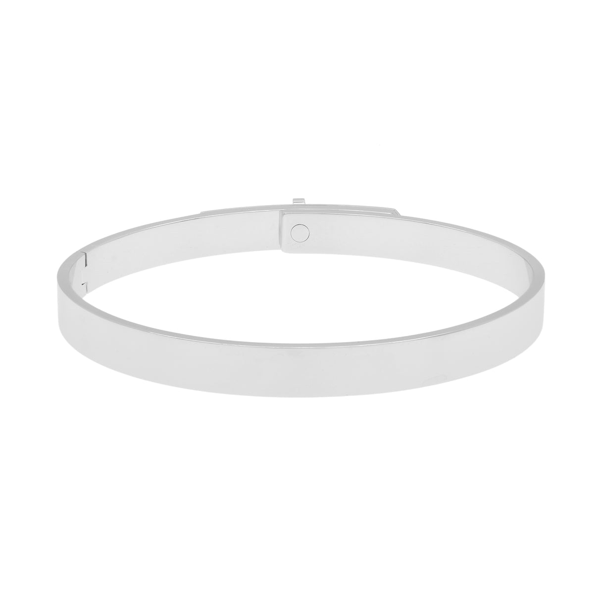 Hermes 18K White Gold Diamond Kelly Bracelet SM Designer Jewellery Hermes