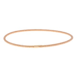 14K Rose Gold Blasted Bangle