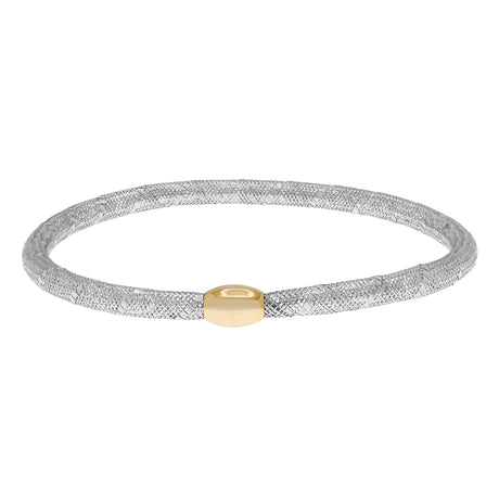 14K White Gold Flex Bracelet