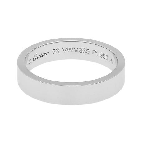 Cartier Platinum C de Cartier Wedding Band Ring
