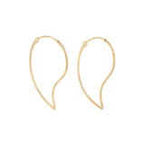 18K Yellow Gold Hoop Earrings Fine Jewellery Modaselle