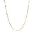 18K Yellow Gold Paperclip Chain Fine Jewellery Modaselle