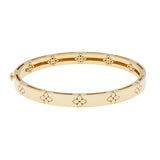 Roberto Coin 18K Yellow Gold Love In Verona Medium Diamond Accent Bangle Fine Jewellery Modaselle