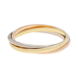 Cartier 18K White Yellow Rose Gold Trinity XS Ring Designer Jewellery Cartier