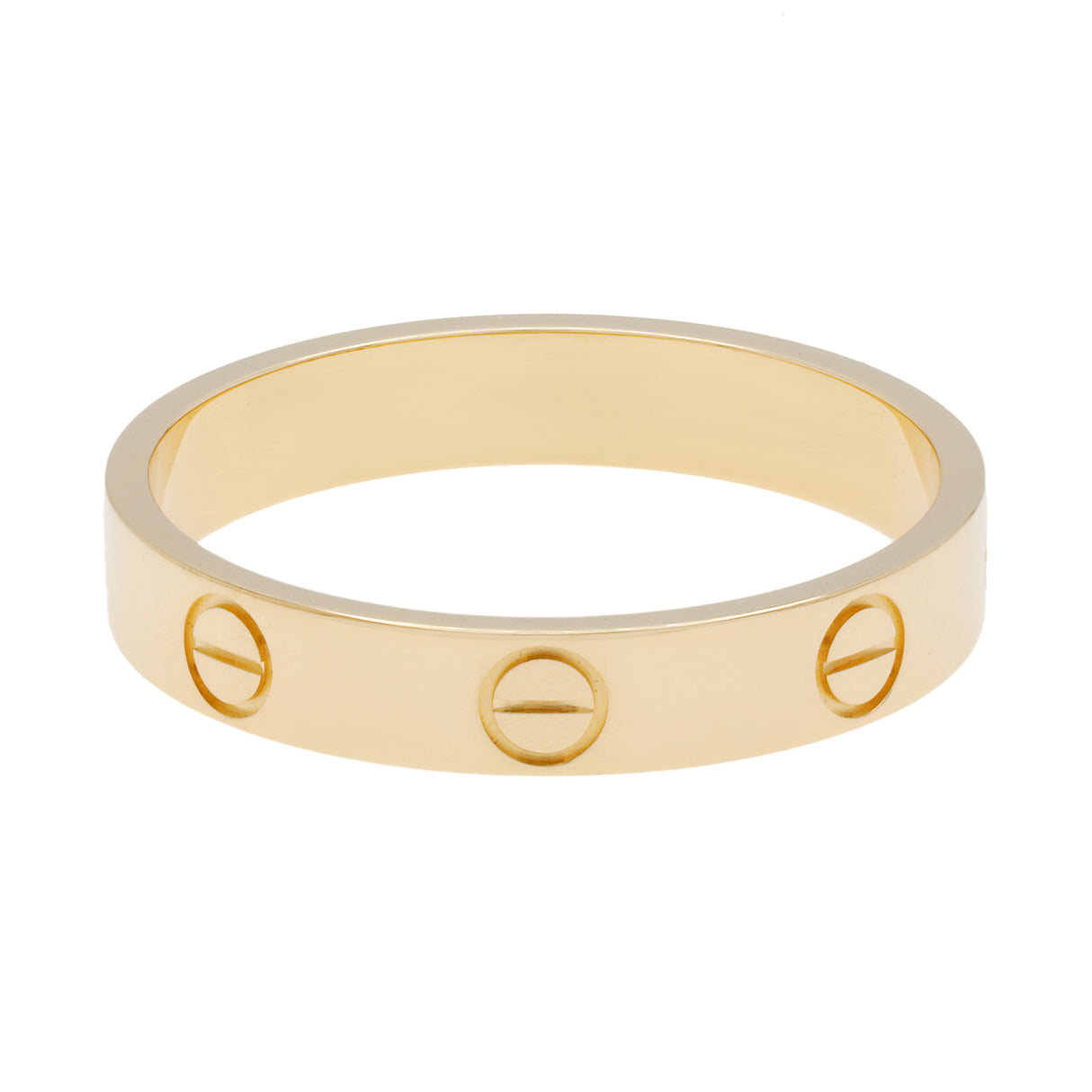 Cartier 18K Yellow Gold Love Wedding Band Designer Jewellery Cartier