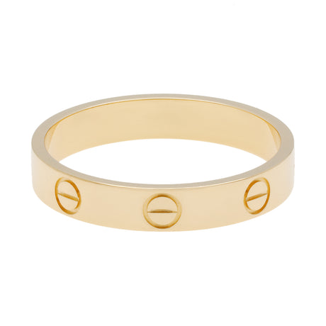 Cartier 18K Yellow Gold Love Wedding Band Designer Jewellery Cartier