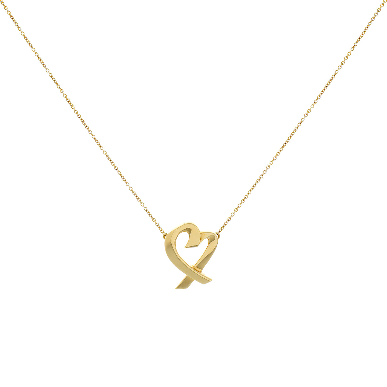 Tiffany & Co. 18K Yellow Gold Paloma Picasso Loving Heart Pendant