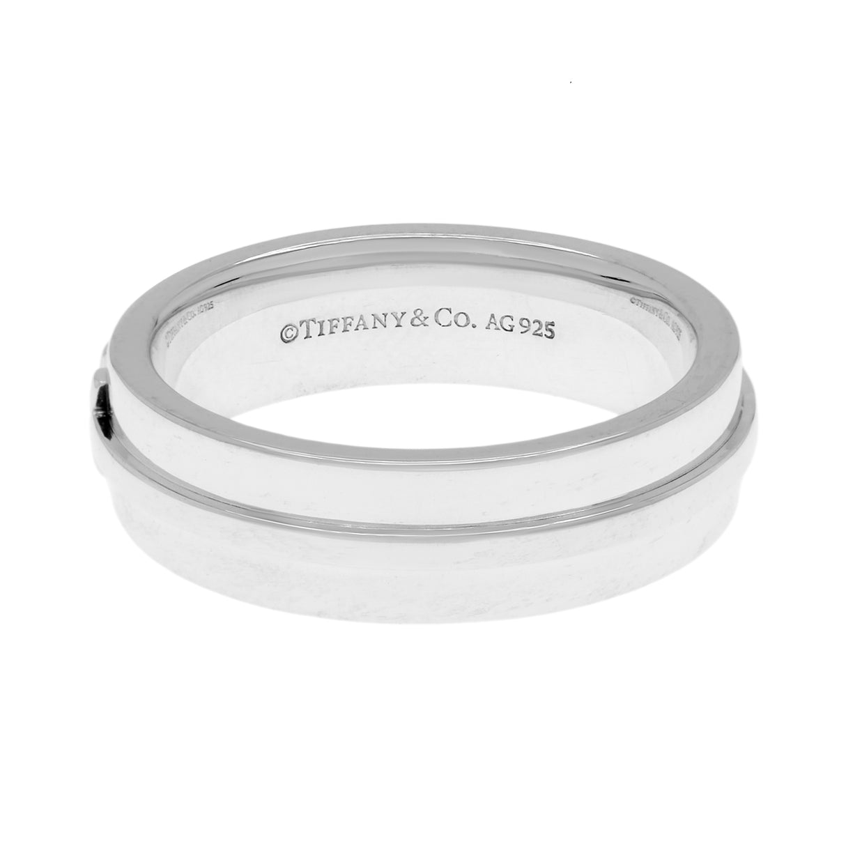 Tiffany & Co. Sterling Silver T Band Ring Designer Jewellery Tiffany and Co