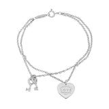 Tiffany & Co. Sterling Silver Love Heart Tag Key Bracelet Designer Jewellery Tiffany and Co