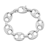 Gucci Sterling Silver Marina Link Bracelet