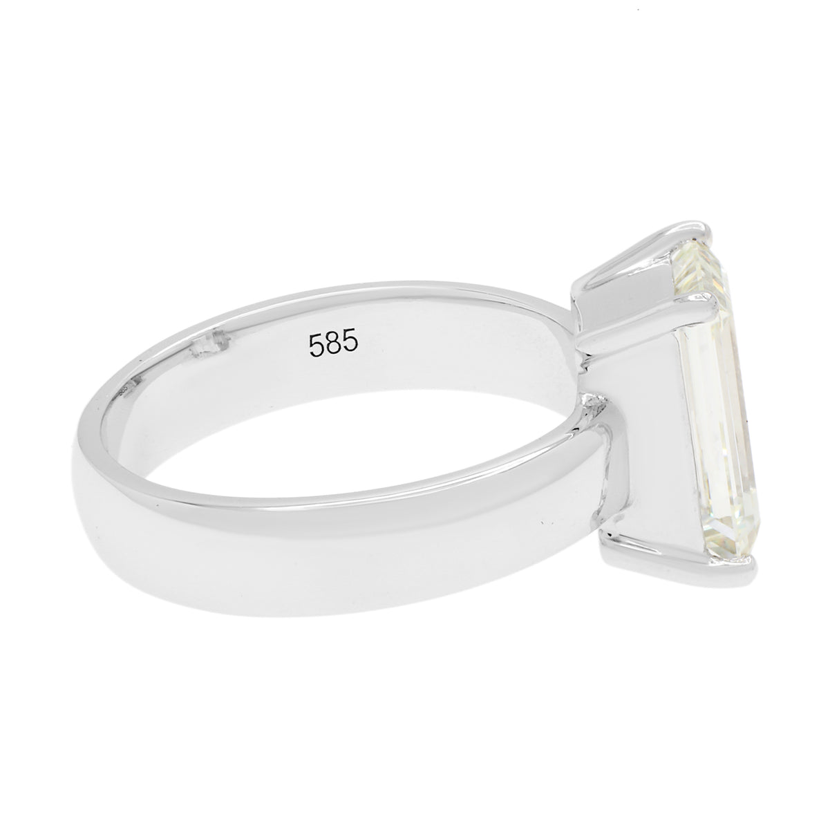 14K Solid Yellow Gold 1.11ct Diamond Solitaire Ring Fine Jewellery Modaselle