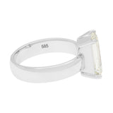 14K Solid Yellow Gold 1.11ct Diamond Solitaire Ring Fine Jewellery Modaselle