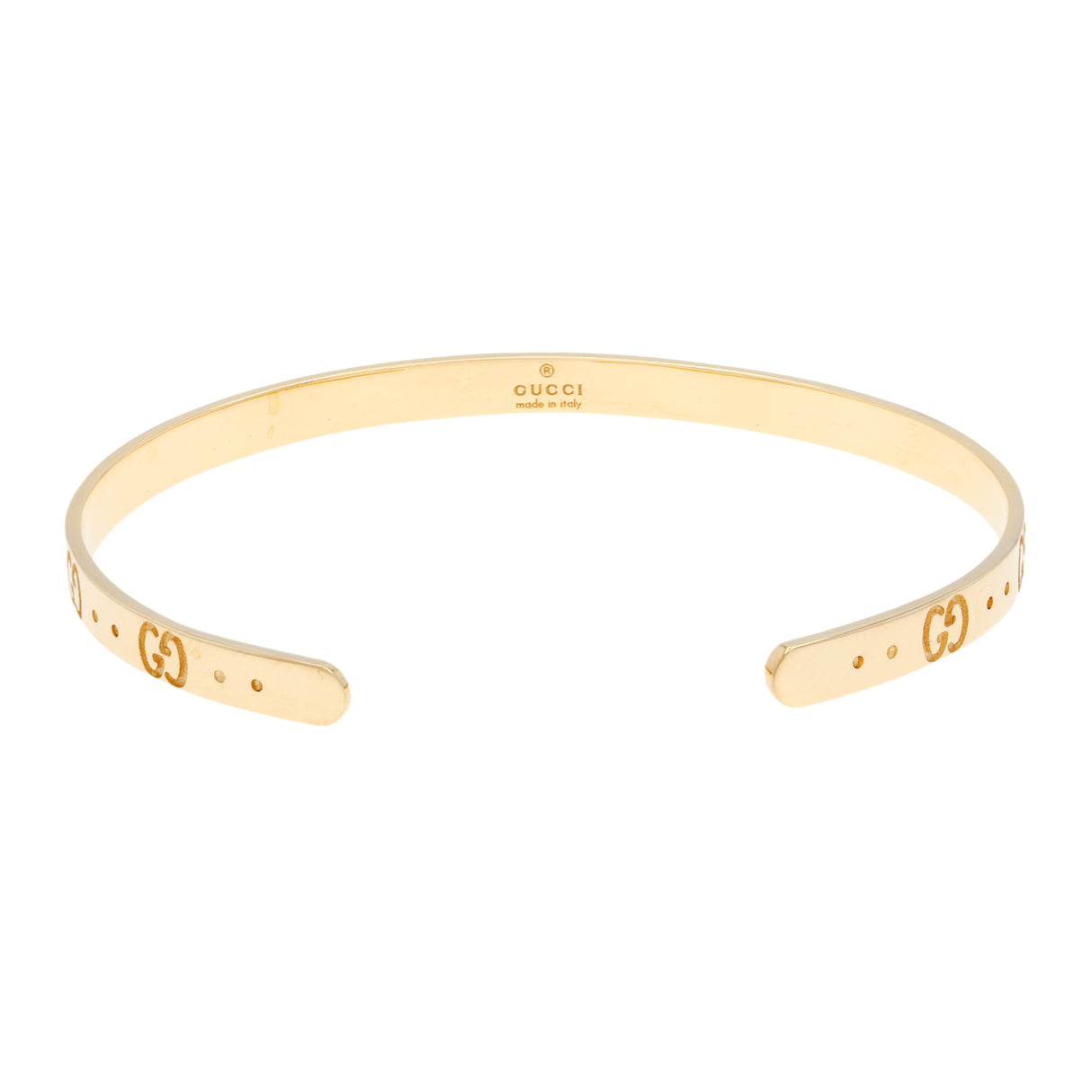 Gucci 18K Yellow Gold Icon Bracelet Designer Jewellery Gucci