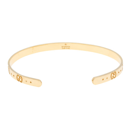 Gucci 18K Yellow Gold Icon Bracelet Designer Jewellery Gucci