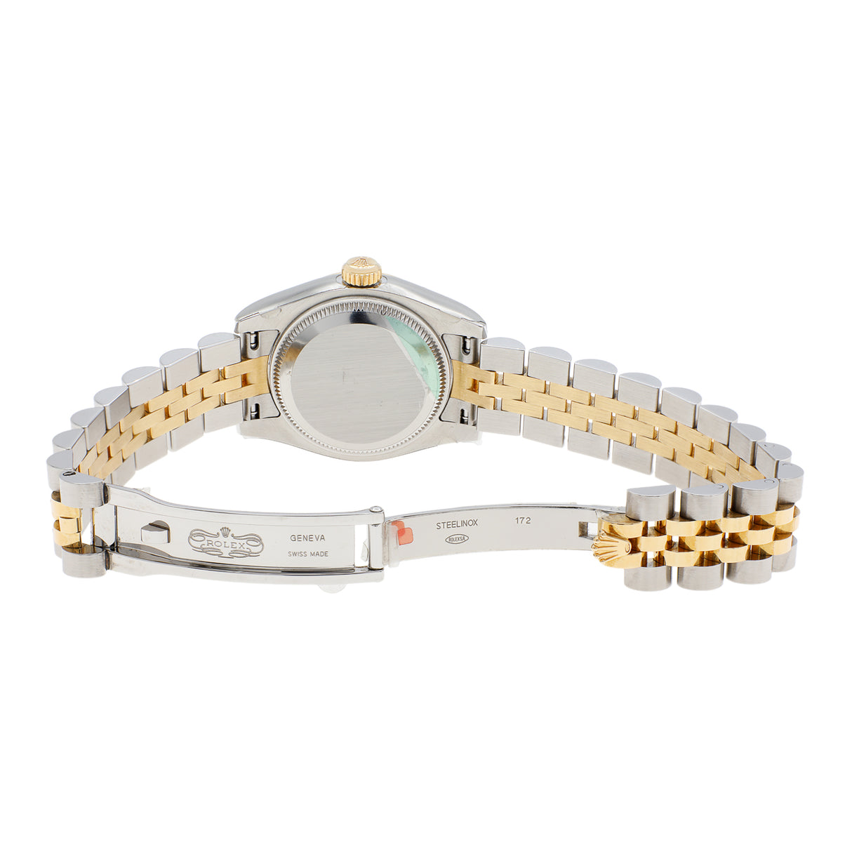 Rolex Stainless Steel 18K Yellow Gold Diamond Datejust 26 179173 Watches Rolex