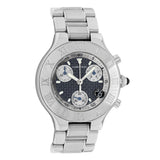 Cartier Stainless Steel Must 21 Chronoscaph W10172T2