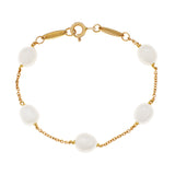 Tiffany & Co. 18K Yellow Gold Elsa Peretti Pearls by the Yard Bracelet Designer Jewellery Tiffany and Co