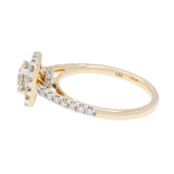 14K Yellow Gold 1.11 Carat Diamond Ring Fine Jewellery Modaselle