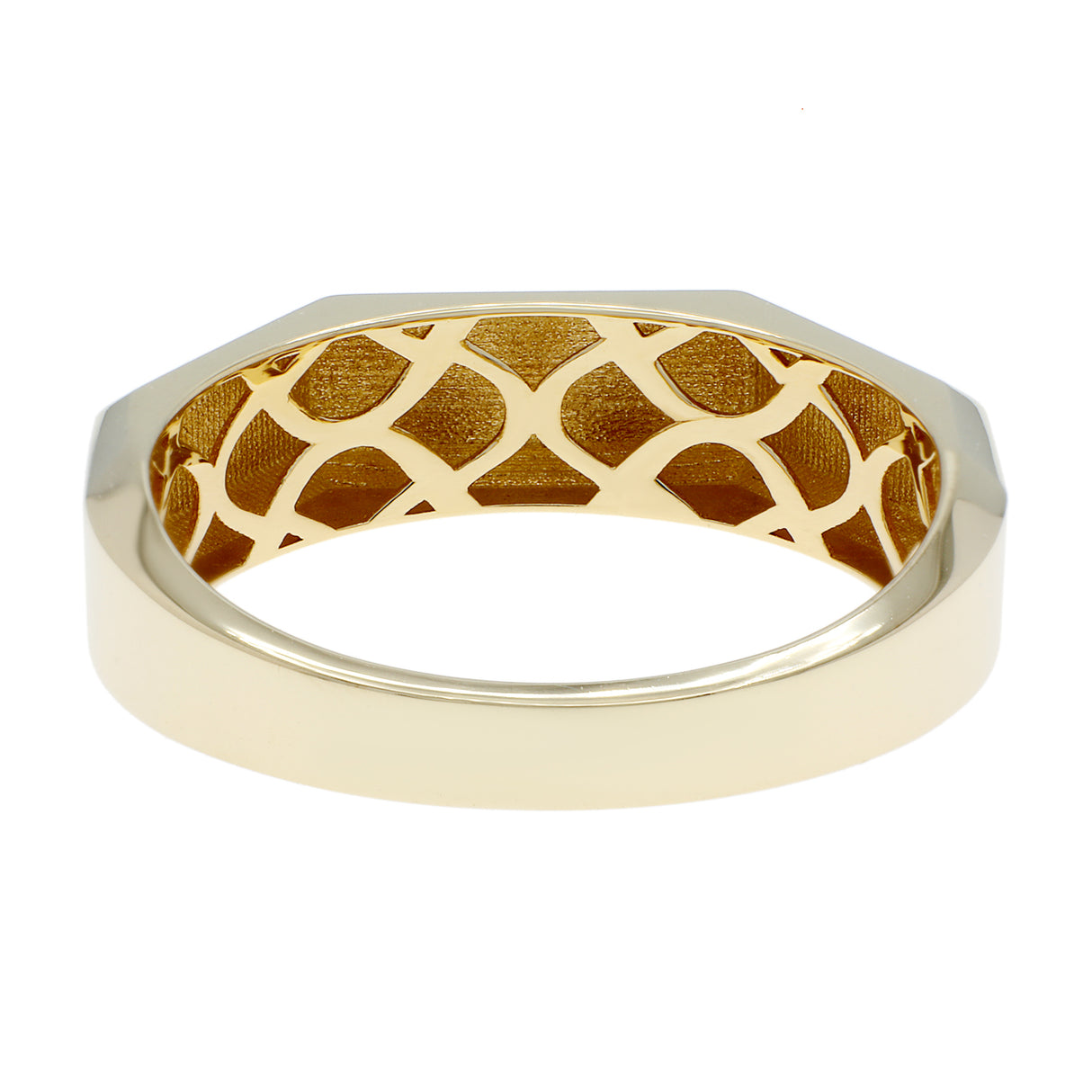 10K Yellow Gold Hexa Ring