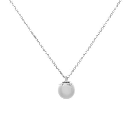 Tiffany & Co. Sterling Silver 12.5mm HardWear Ball Pendant Necklace Designer Jewellery Tiffany and Co