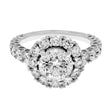 18K White Gold 1.78 Carat Halo Diamond Ring Fine Jewellery Modaselle