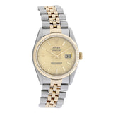 Rolex Stainless Steel 18K Yellow Gold Datejust 36 16233 Watches Rolex