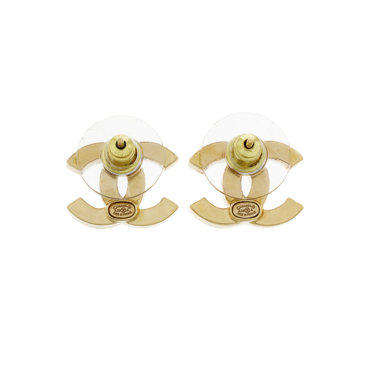 Chanel Crystal CC Earrings Designer Jewellery Chanel