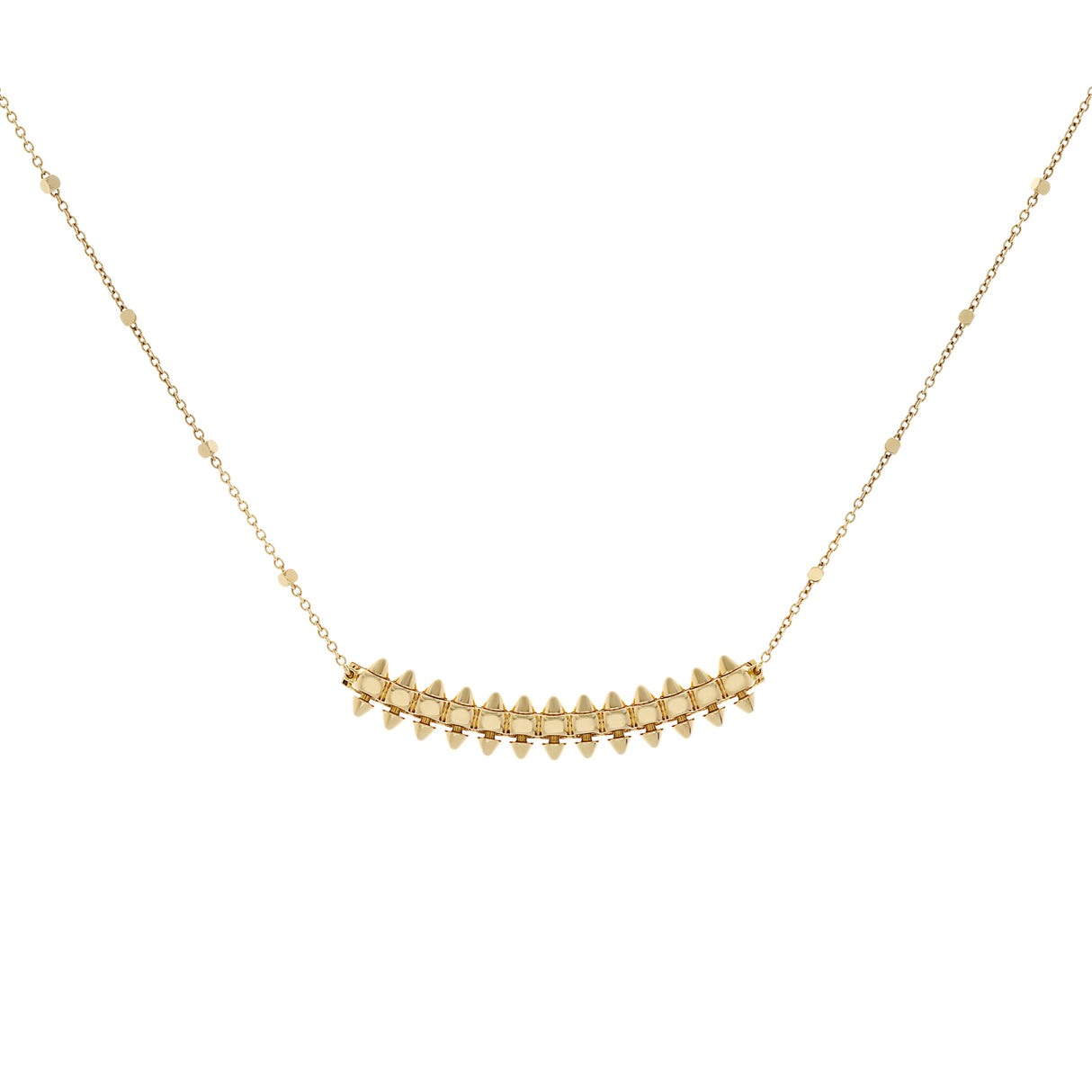 Cartier 18K Yellow Gold Small Clash de Cartier Necklace Designer Jewellery Cartier