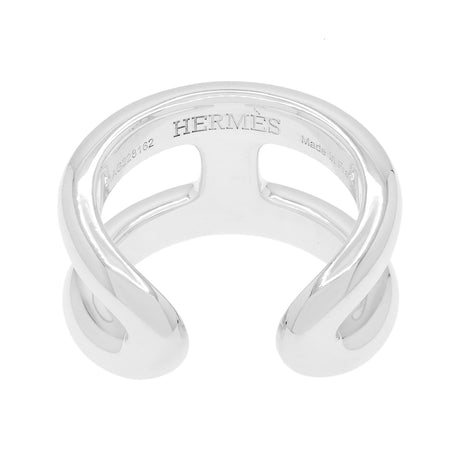 Hermes Sterling Silver Large Osmose Ring Designer Jewellery Hermes