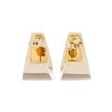 14K Yellow Gold Chunky Tapered Half-Hoop Earrings Fine Jewellery Modaselle