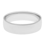 18K White Gold Band Ring