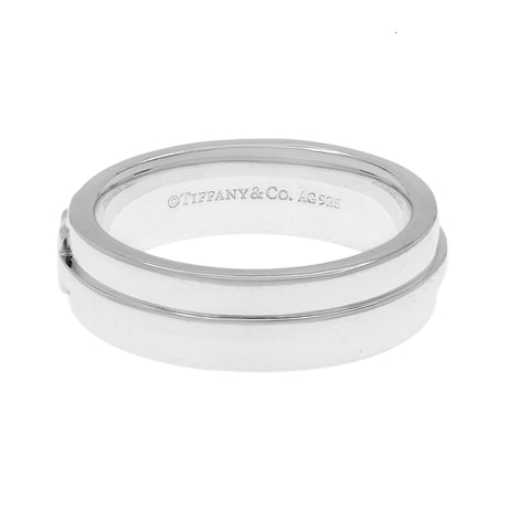 Tiffany & Co. Sterling Silver T Band Ring Designer Jewellery Tiffany and Co